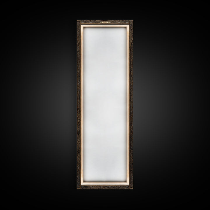 The Mirror Spirit, Tall Narrow Wall Art, Dark Fantasy Wall Art, Canvas Print, Halloween Wall Decor, Gothic Home Decor, Spooky Wall Decor