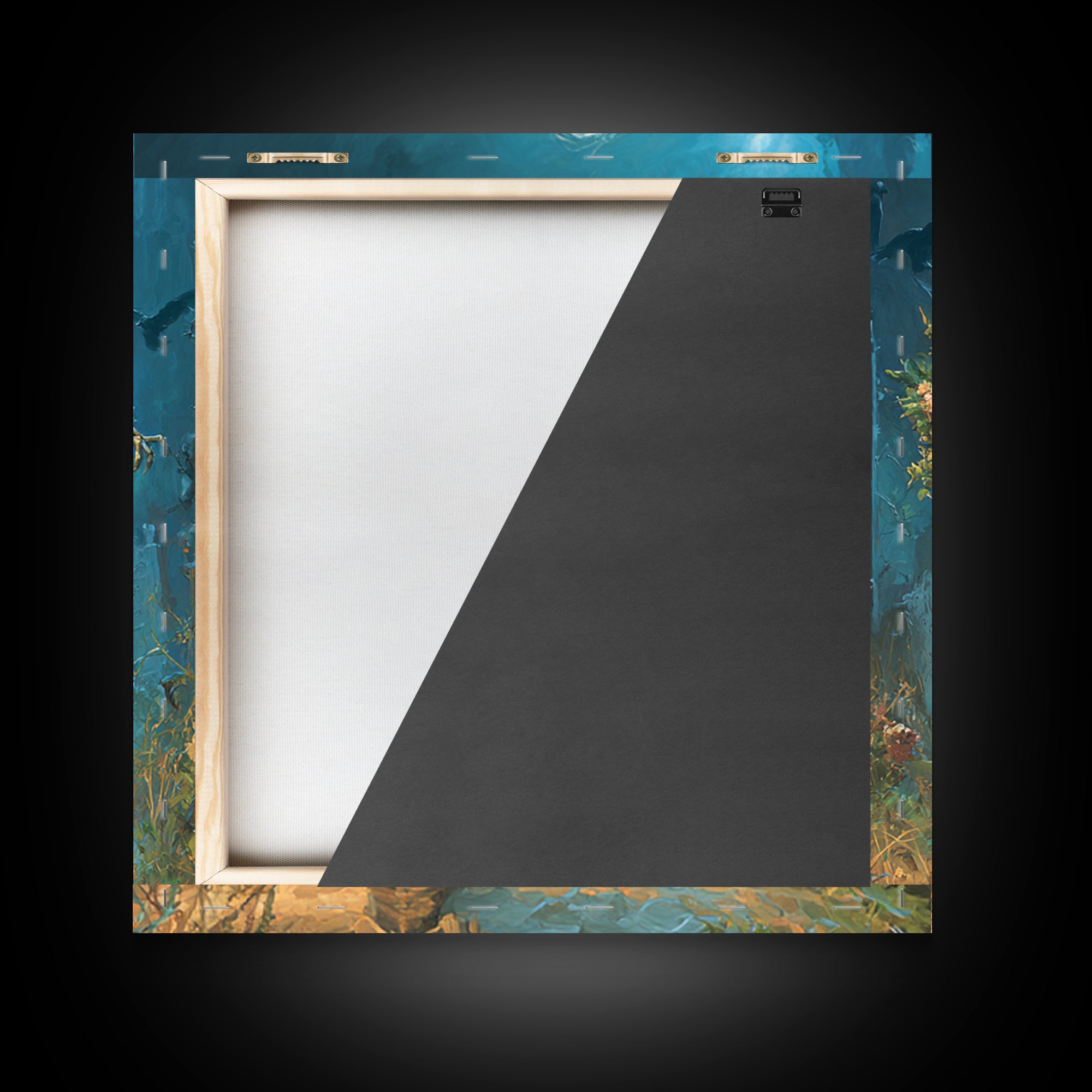The Ghostly Groom, Square Wall Art, Gothic Horror Wall Art, Framed Canvas Print, Halloween Wall Decor, Gothic Home Decor