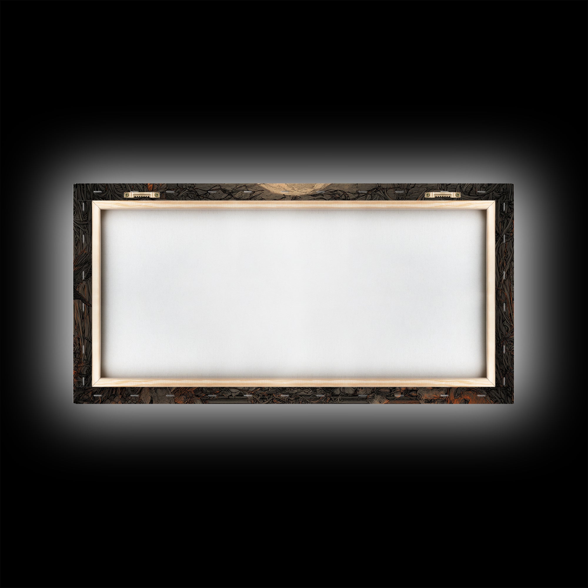 The Coffin Sleeper, Wide Panoramic Art, Dark Halloween Decor, Canvas Print, Halloween Wall Decor, Gothic Home Decor, Statement Wall Art