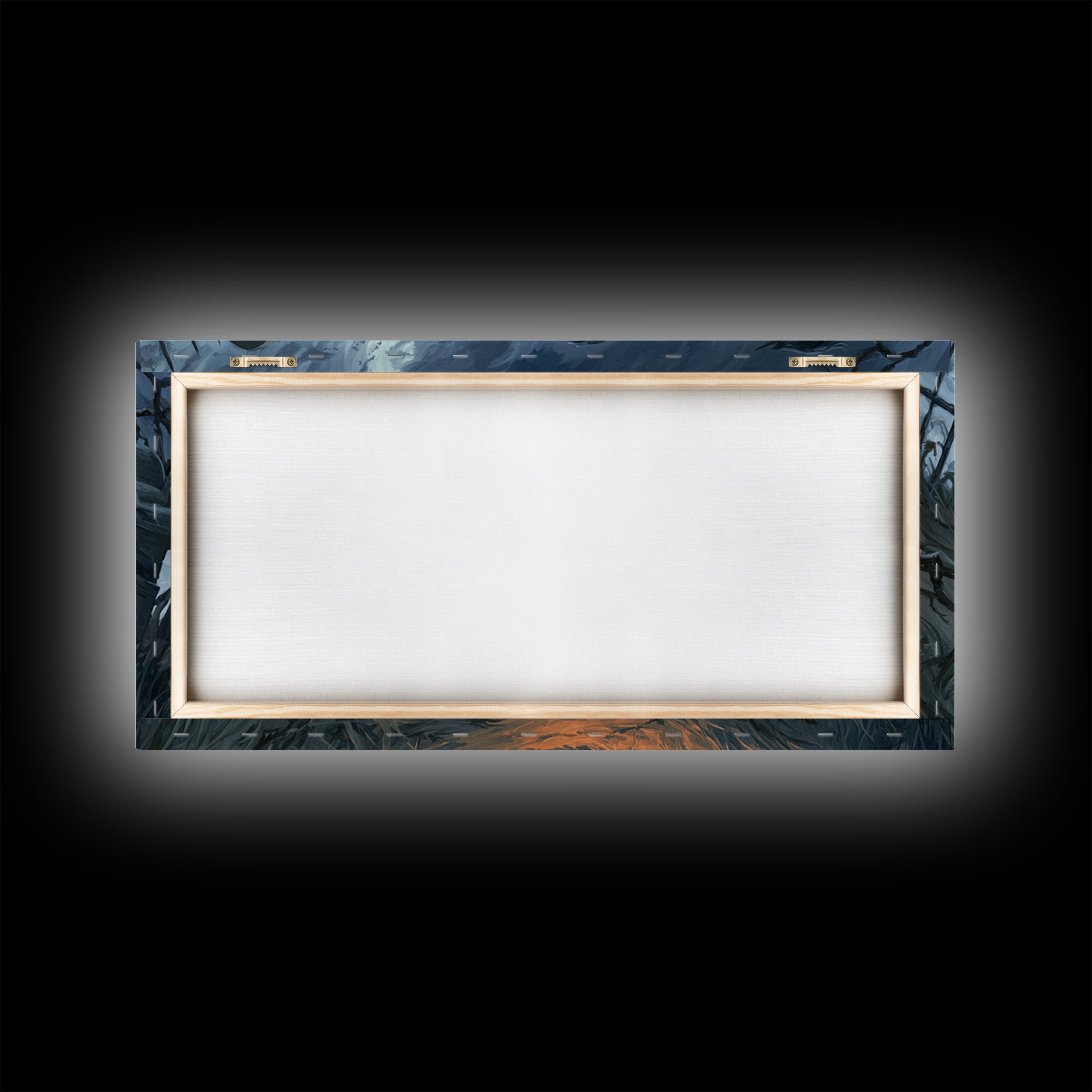 The Crossroads Spirit, Wide Panoramic Art, Spooky Home Decor, Canvas Print, Halloween Wall Decor, Gothic Home Decor, Spooky Wall Decor