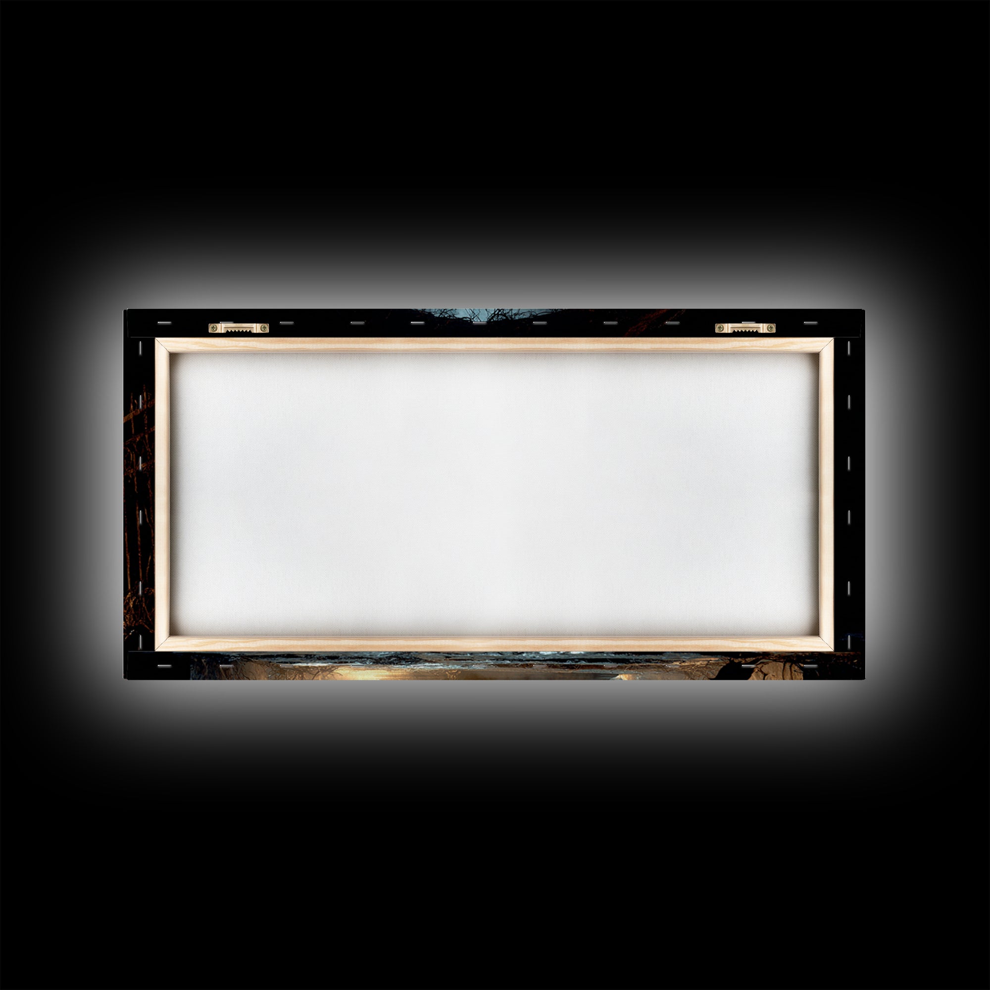 The Forgotten Crypt, Wide Panoramic Art, Gothic Horror Wall Art, Framed Canvas Print, Halloween Wall Decor, Gothic Home Decor