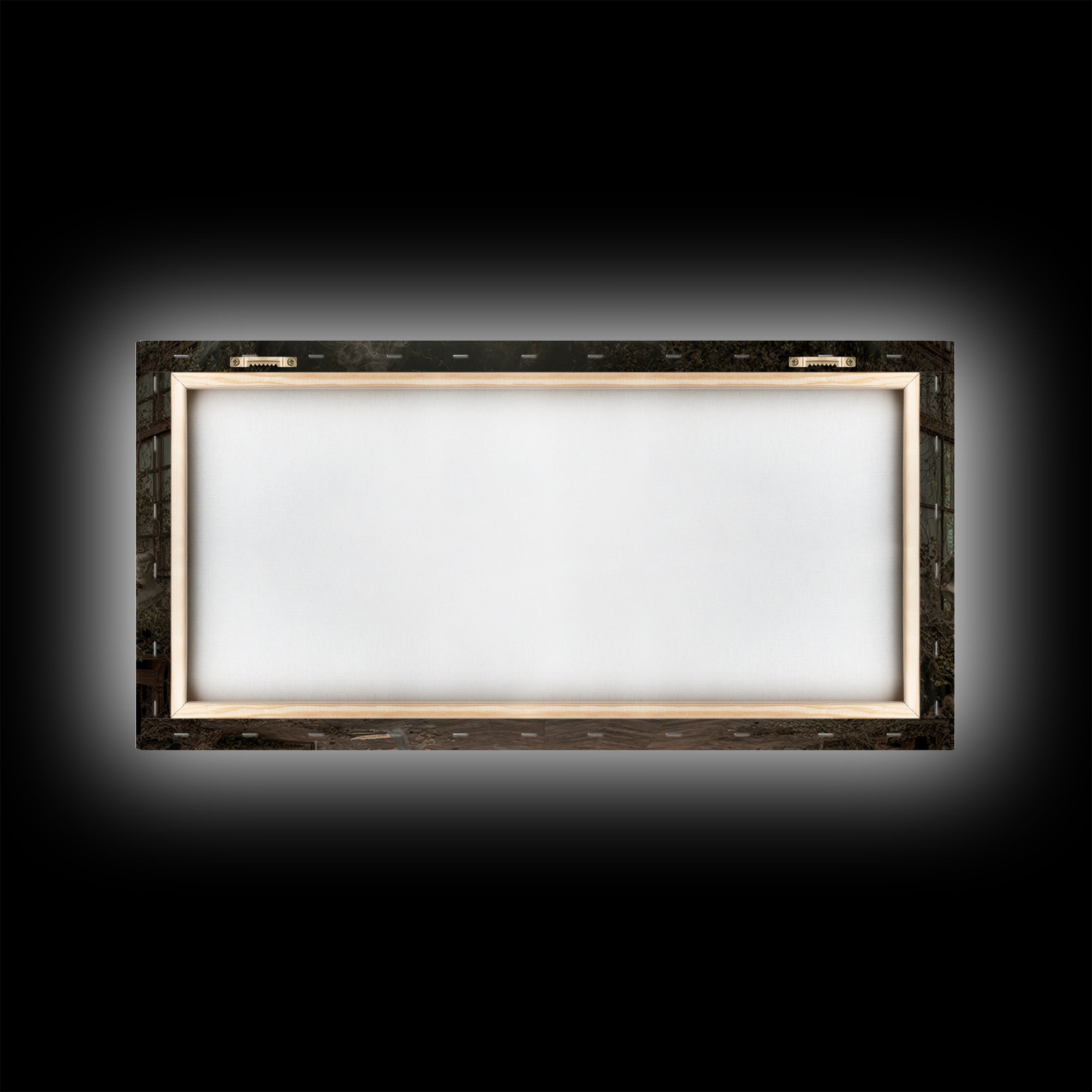 The Silent Schoolhouse, Wide Panoramic Art, Haunted Gothic Art, Framed Canvas Print, Halloween Wall Decor, Gothic Home Decor