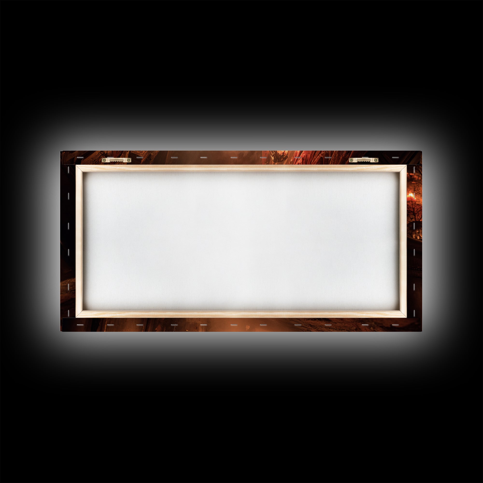 The Trick-Or-Treat Procession, Wide Panoramic Art, Gothic Horror Wall Art, Framed Canvas Print, Halloween Wall Decor, Gothic Home Decor