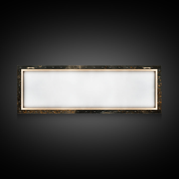 The Haunted Hayride, Extra Wide Wall Art, Macabre Wall Art, Framed Canvas Print, Halloween Wall Decor, Gothic Home Decor