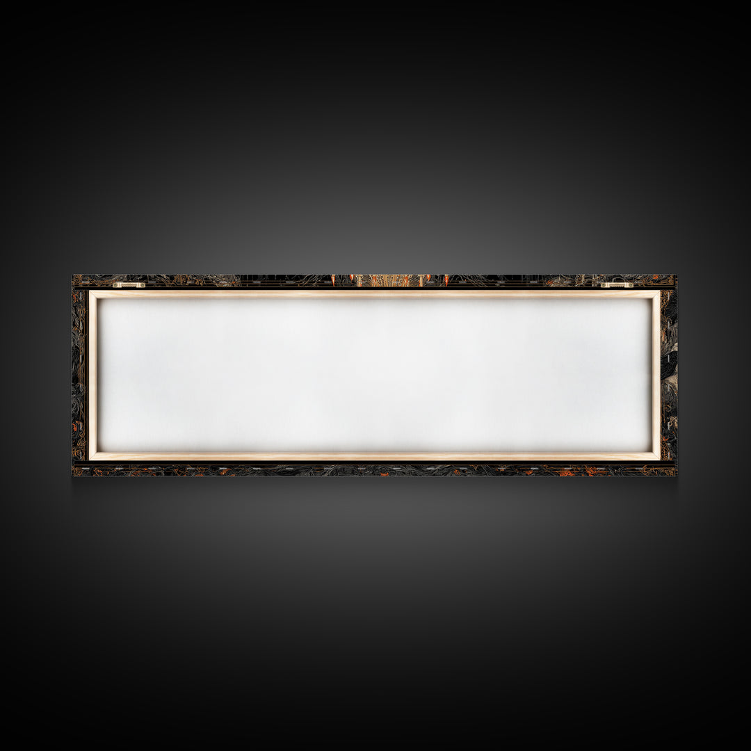 The Vampire Banquet, Extra Wide Wall Art, Dark Halloween Decor, Canvas Print, Halloween Wall Decor, Gothic Home Decor, Macabre Wall Art