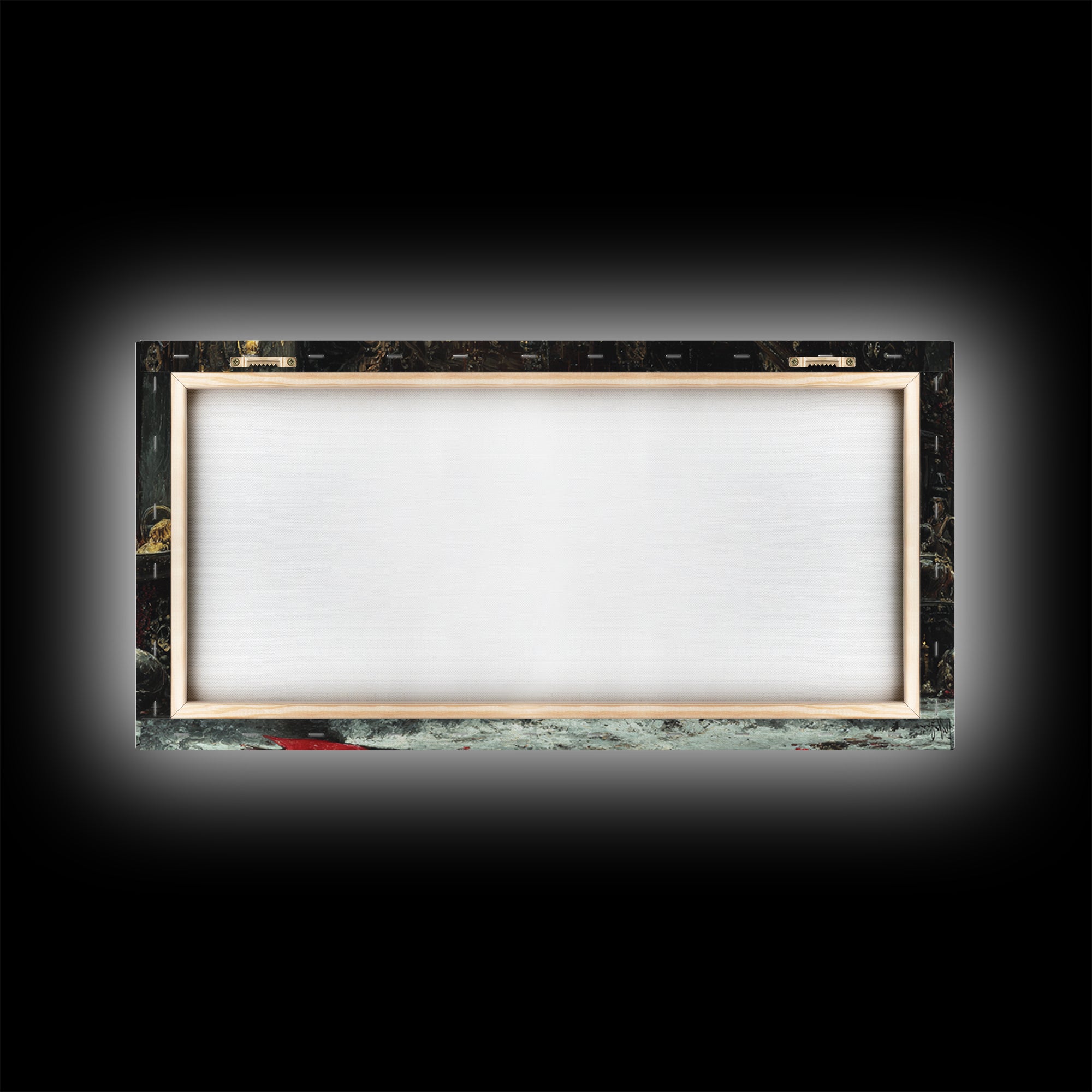The Coffin Key, Wide Panoramic Art, Dark Halloween Decor, Canvas Print, Halloween Wall Decor, Gothic Home Decor, Statement Wall Art
