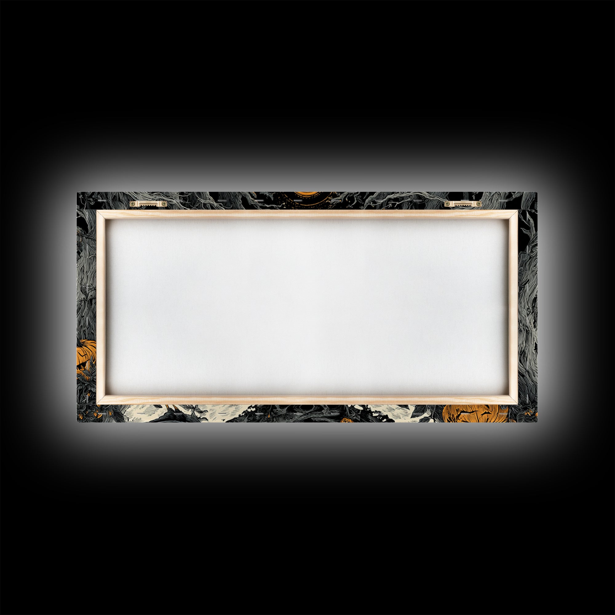 The Antique Spirit Board, Wide Panoramic Art, Dark Fantasy Wall Art, Canvas Print, Halloween Wall Decor, Gothic Home Decor, Macabre Wall Art