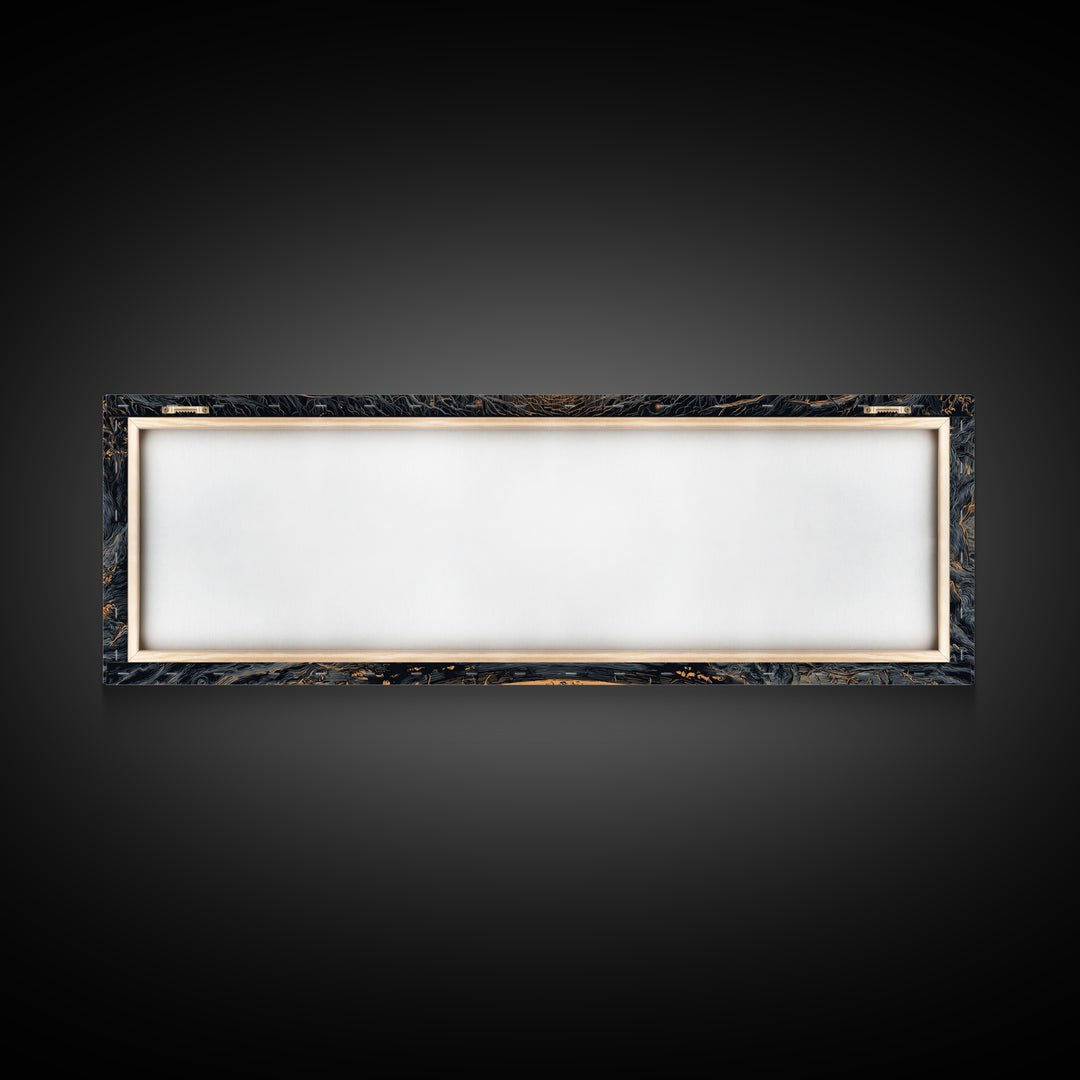 The Antique Spirit Board, Extra Wide Wall Art, Haunted Gothic Art, Framed Canvas Print, Halloween Wall Decor, Gothic Home Decor