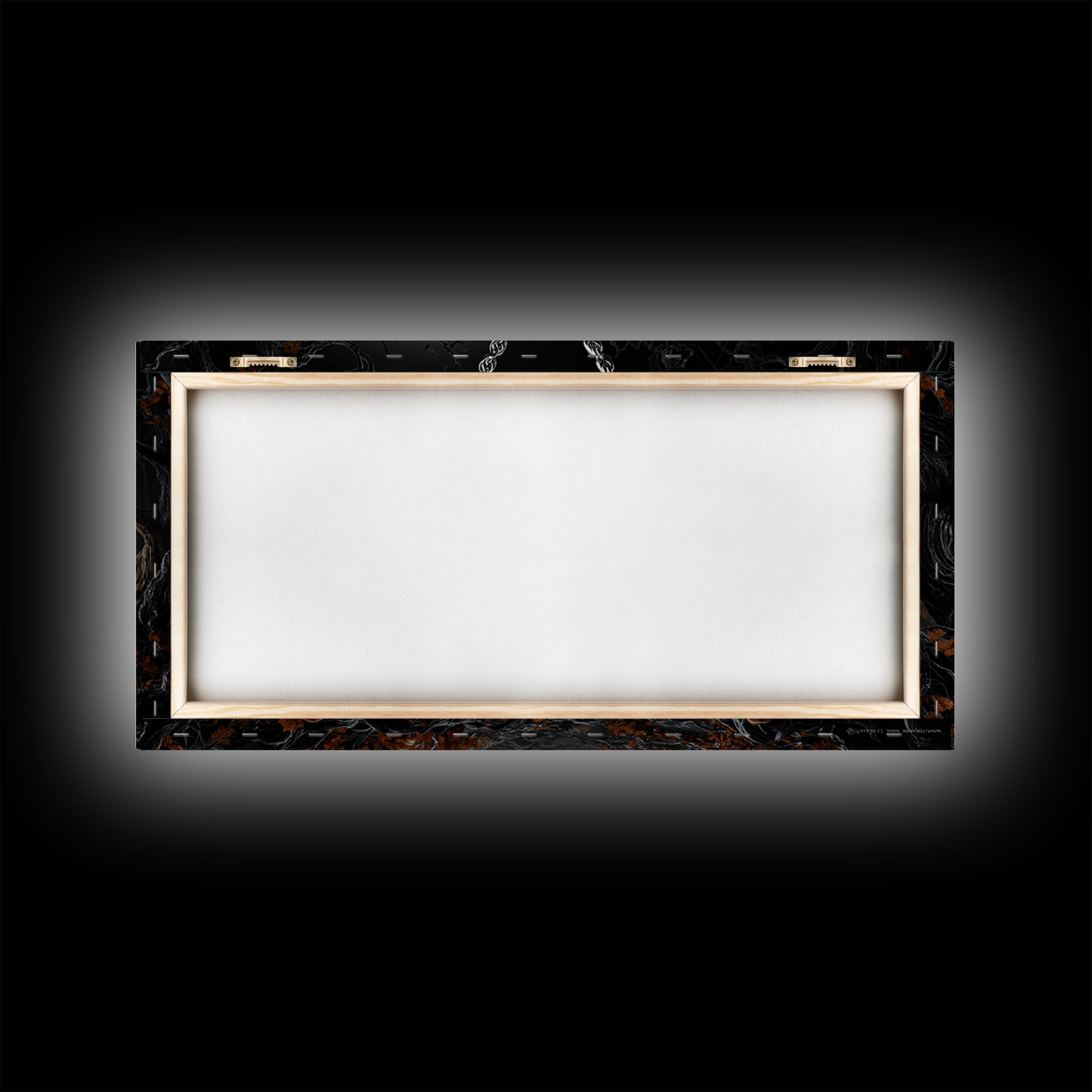The Moonstone Amulet, Wide Panoramic Art, Dark Halloween Decor, Canvas Print, Halloween Wall Decor, Gothic Home Decor, Horror Wall Art