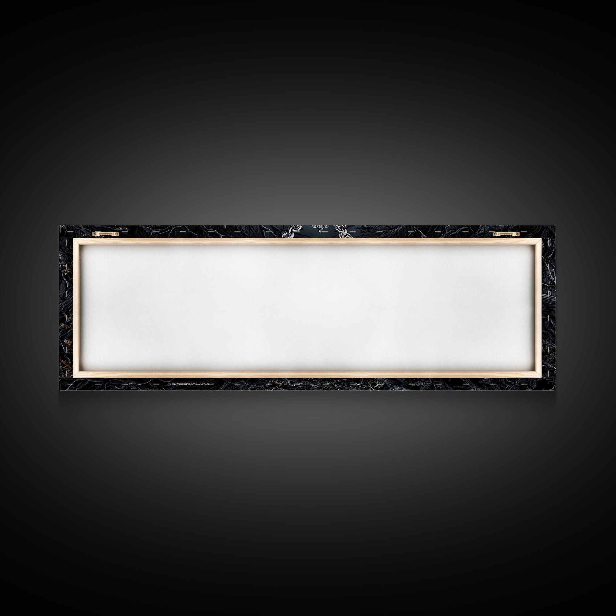 The Moonstone Amulet, Extra Wide Wall Art, Gothic Horror Wall Art, Framed Canvas Print, Halloween Wall Decor, Gothic Home Decor