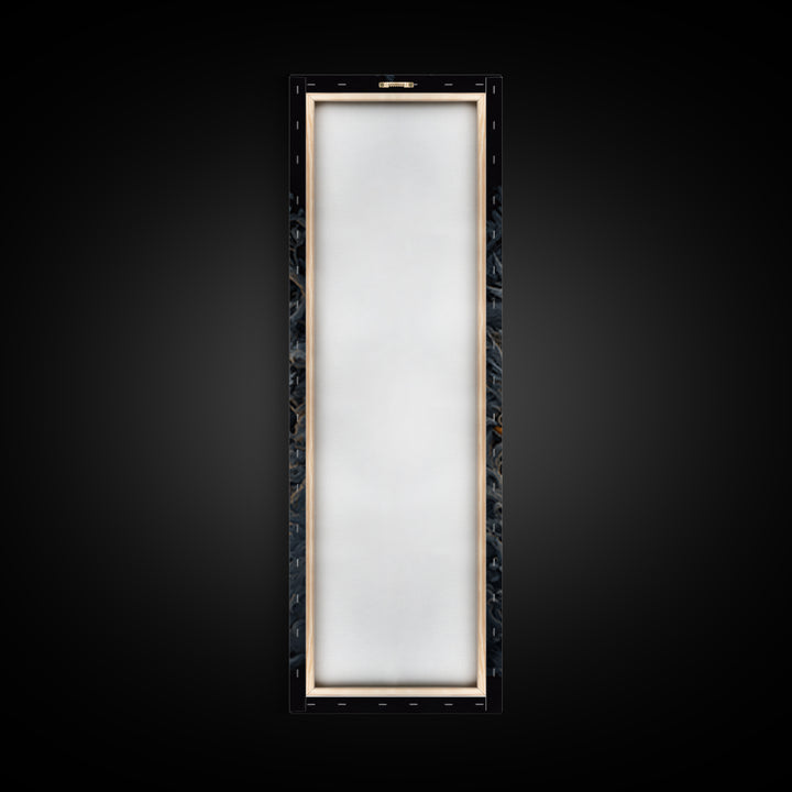 The Moonstone Amulet, Tall Narrow Wall Art, Macabre Wall Art, Framed Canvas Print, Halloween Wall Decor, Gothic Home Decor, Halloween Decor
