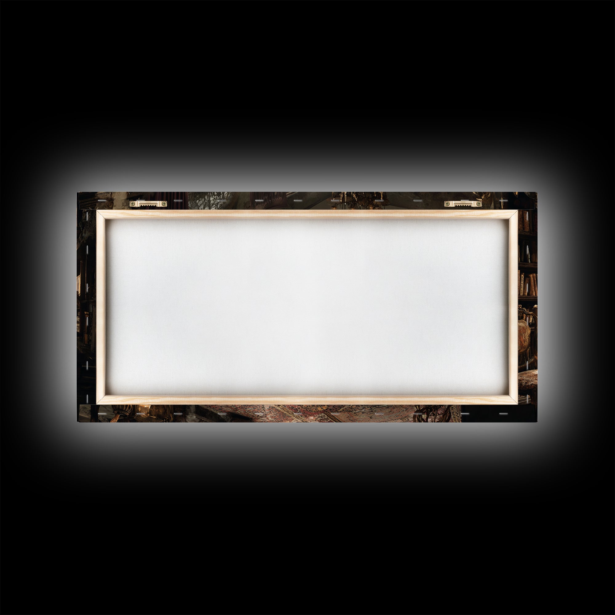 Dark Academia Halloween, Wide Panoramic Art, Dark Fantasy Wall Art, Canvas Print, Halloween Wall Decor, Gothic Home Decor, Horror Wall Art