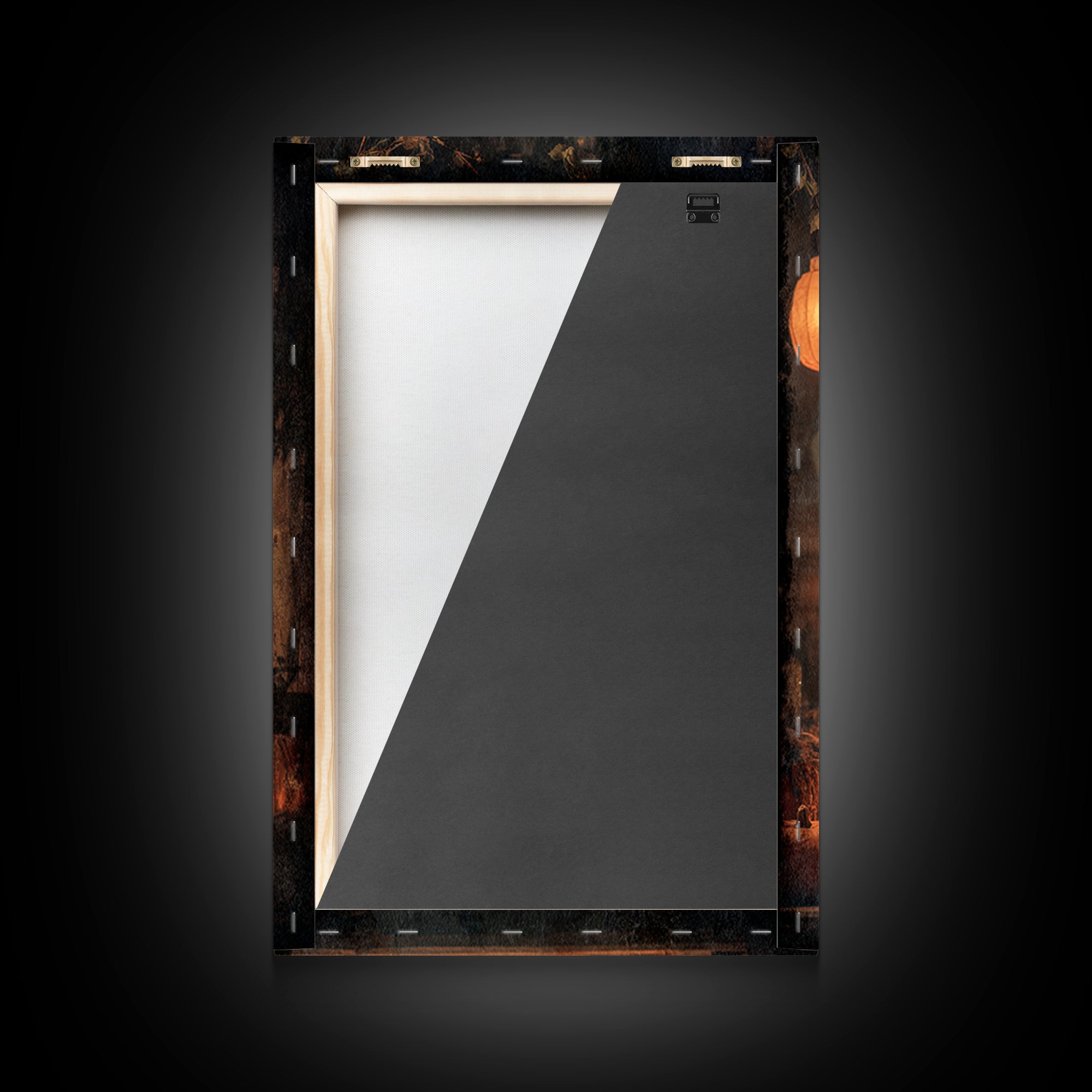 Occult Harvest Festival, Vertical Wall Art, Spooky Home Decor, Canvas Print, Halloween Wall Decor, Gothic Home Decor, Dark Fantasy Art