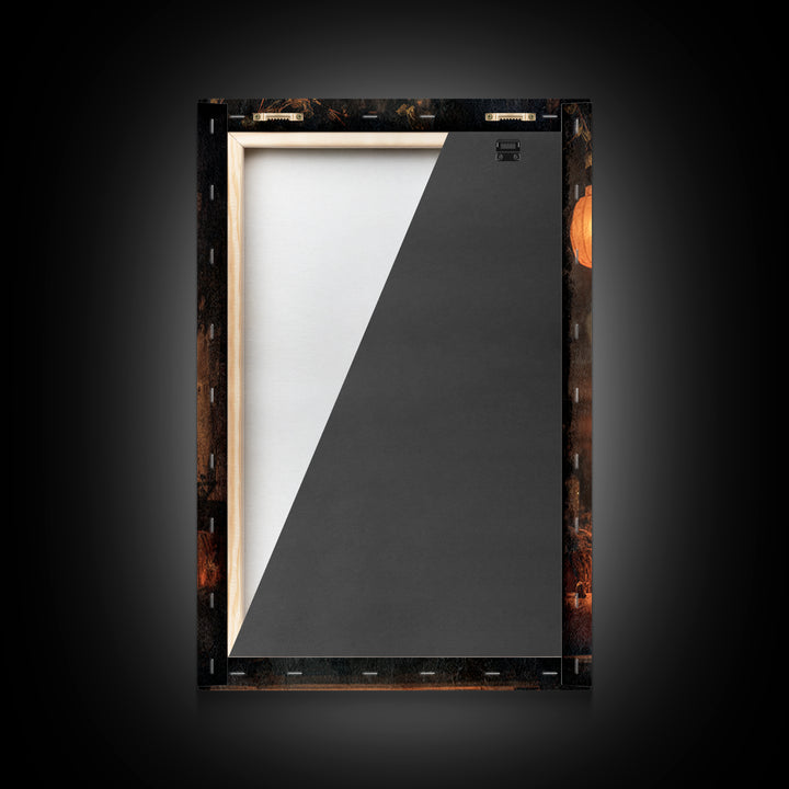 Occult Harvest Festival, Vertical Wall Art, Spooky Home Decor, Canvas Print, Halloween Wall Decor, Gothic Home Decor, Dark Fantasy Art