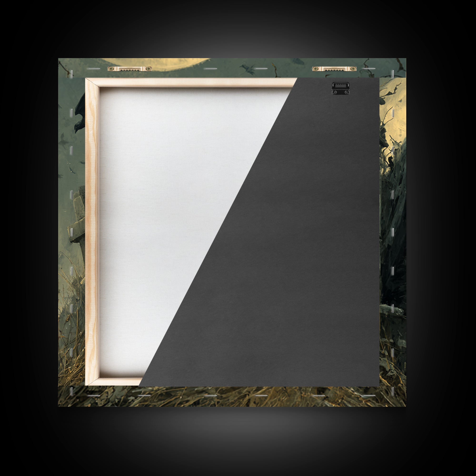 The Dream Eater, Square Wall Art, Spooky Home Decor, Canvas Print, Halloween Wall Decor, Gothic Home Decor, Spooky Wall Decor