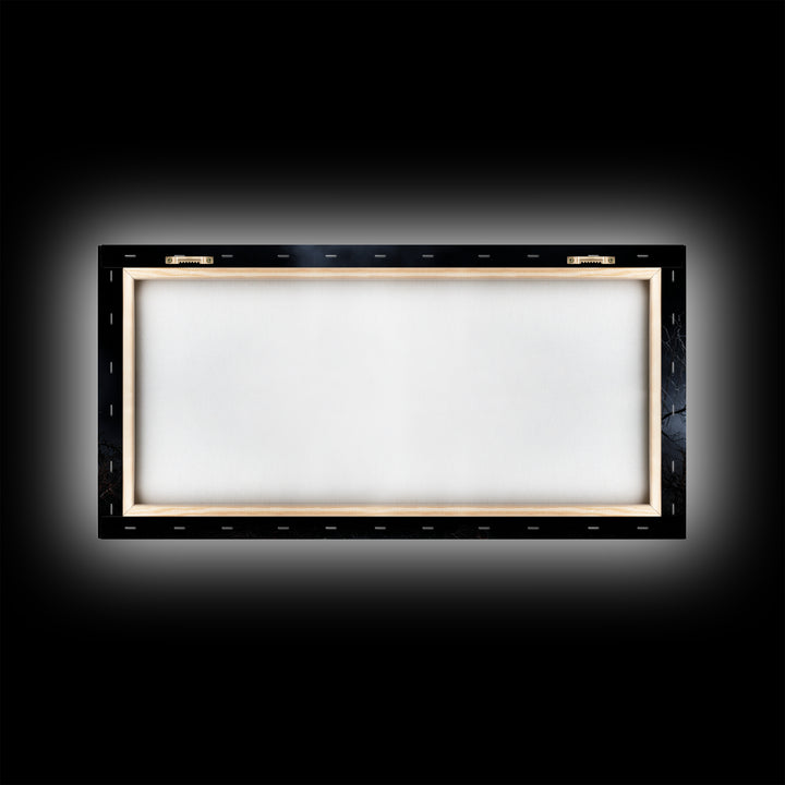 The Dream Eater, Wide Panoramic Art, Macabre Wall Art, Framed Canvas Print, Halloween Wall Decor, Gothic Home Decor, Statement Wall Art