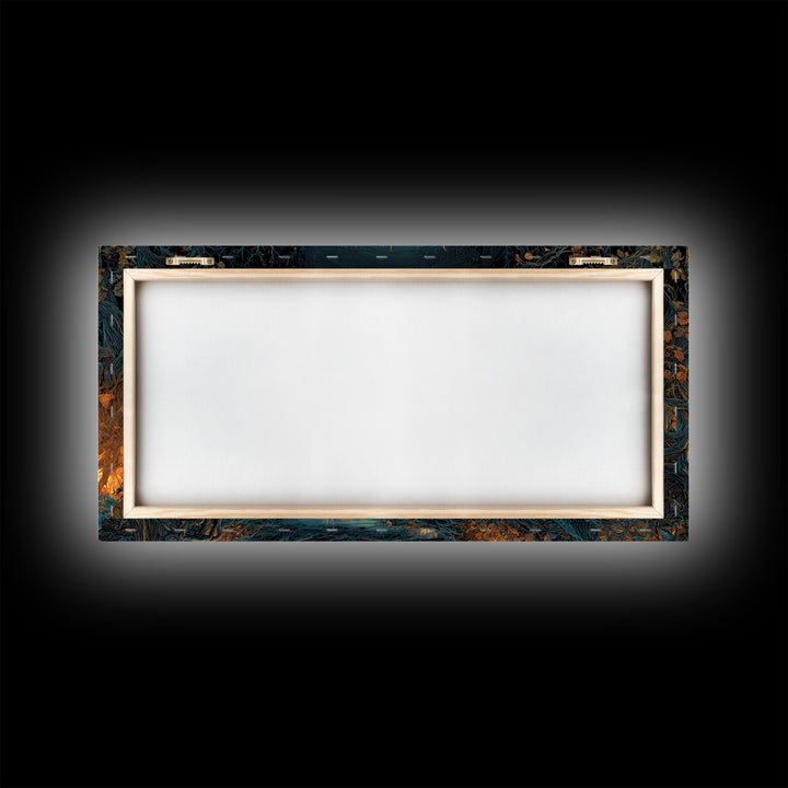 The Soul Collector, Wide Panoramic Art, Dark Fantasy Wall Art, Canvas Print, Halloween Wall Decor, Gothic Home Decor, Spooky Wall Decor
