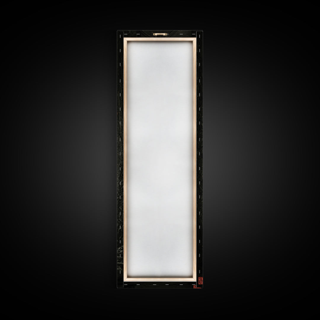 The Ghost Of The Witch Hunter, Tall Narrow Wall Art, Macabre Wall Art, Framed Canvas Print, Halloween Wall Decor, Gothic Home Decor