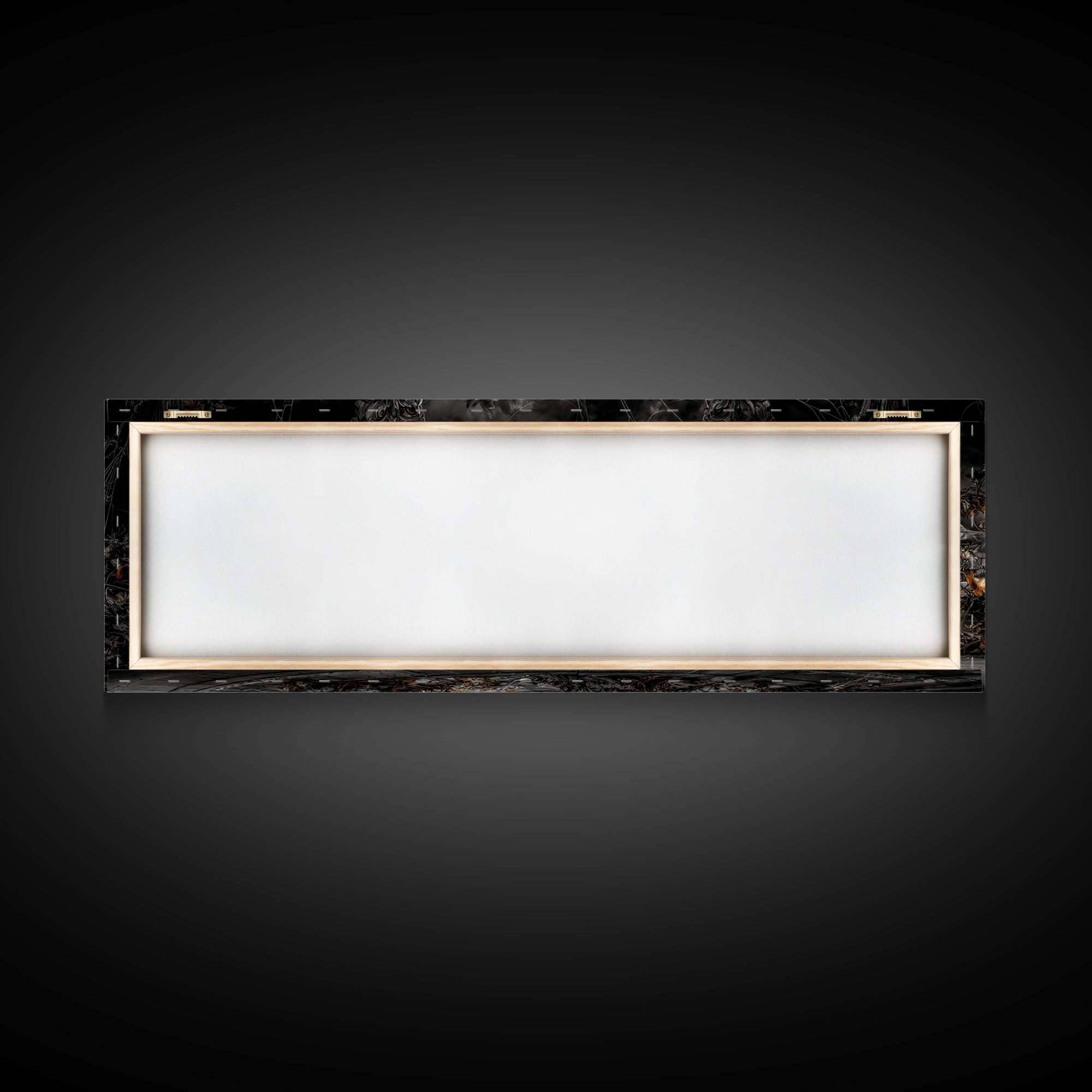 The Spider Sewing Circle, Extra Wide Wall Art, Dark Fantasy Wall Art, Canvas Print, Halloween Wall Decor, Gothic Home Decor