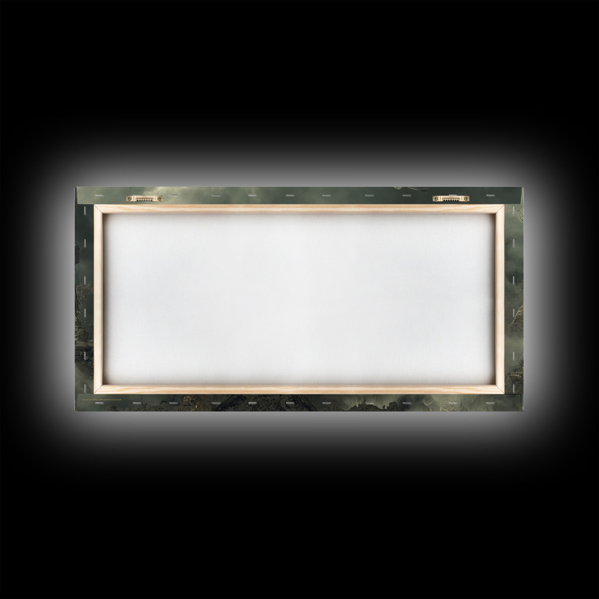 The Ghost Pirate Picnic, Wide Panoramic Art, Haunted Gothic Art, Framed Canvas Print, Halloween Wall Decor, Gothic Home Decor