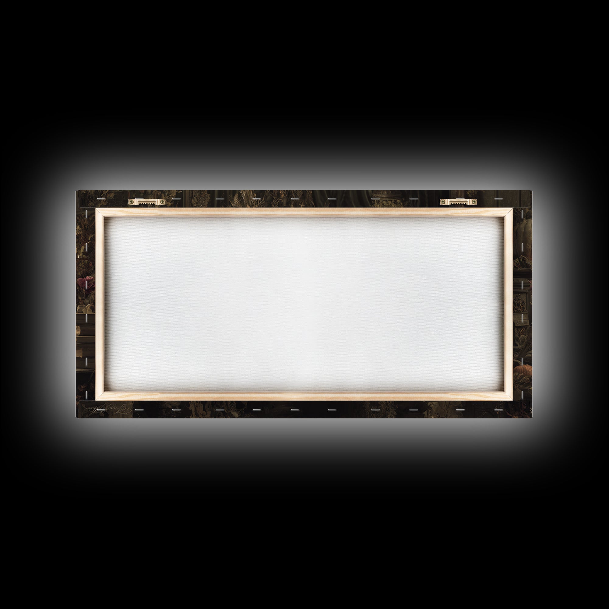 Desert Halloween, Wide Panoramic Art, Gothic Horror Wall Art, Framed Canvas Print, Halloween Wall Decor, Gothic Home Decor, Halloween Decor