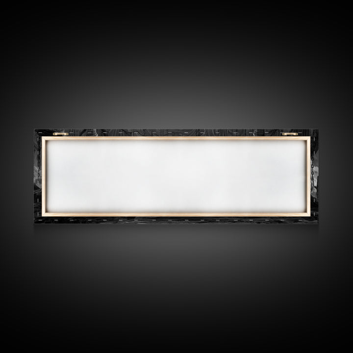 The Upside-Down Cemetery, Extra Wide Wall Art, Gothic Horror Wall Art, Framed Canvas Print, Halloween Wall Decor, Gothic Home Decor