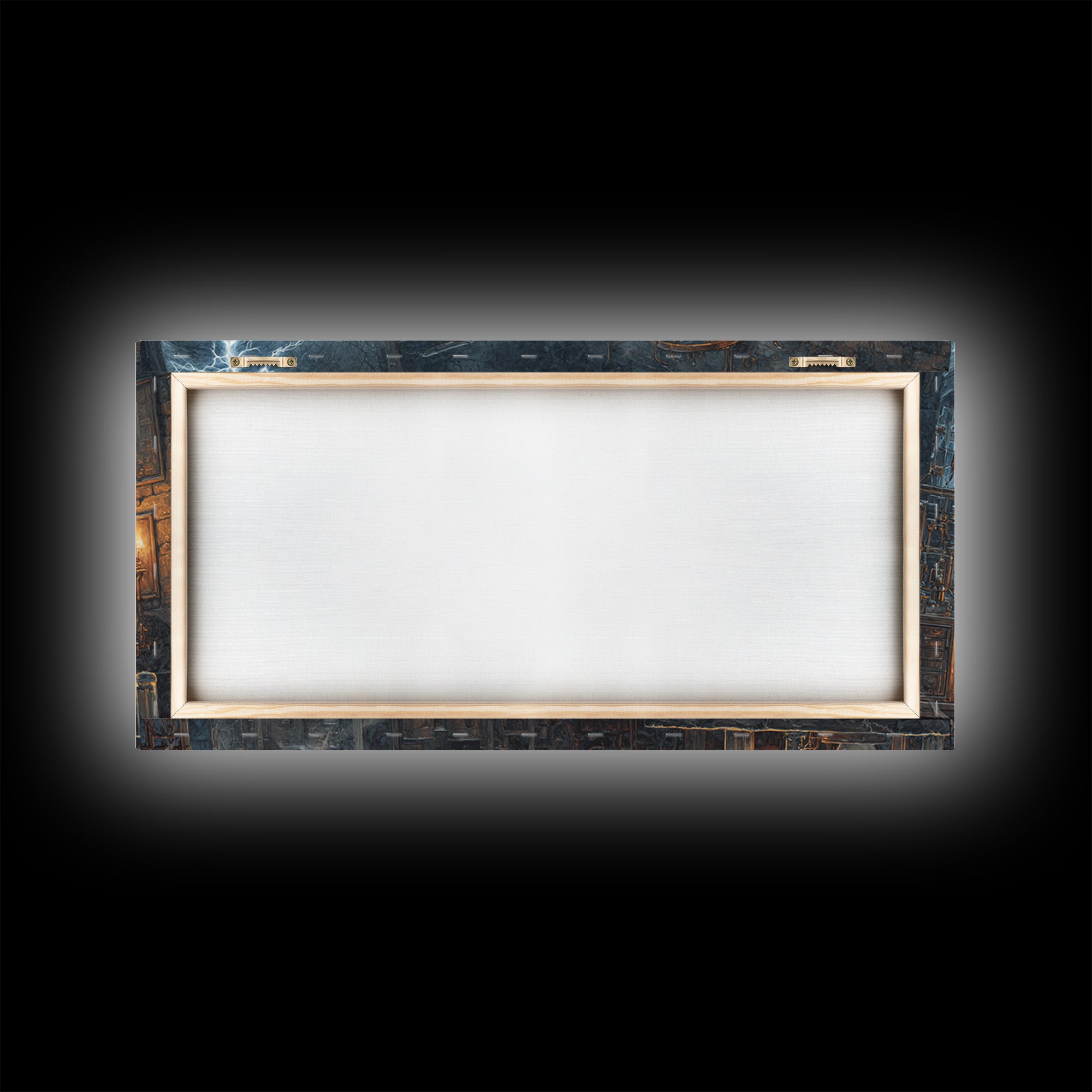 Doctor Vesper'S Resurrection Engine, Wide Panoramic Art, Dark Halloween Decor, Canvas Print, Halloween Wall Decor, Gothic Home Decor