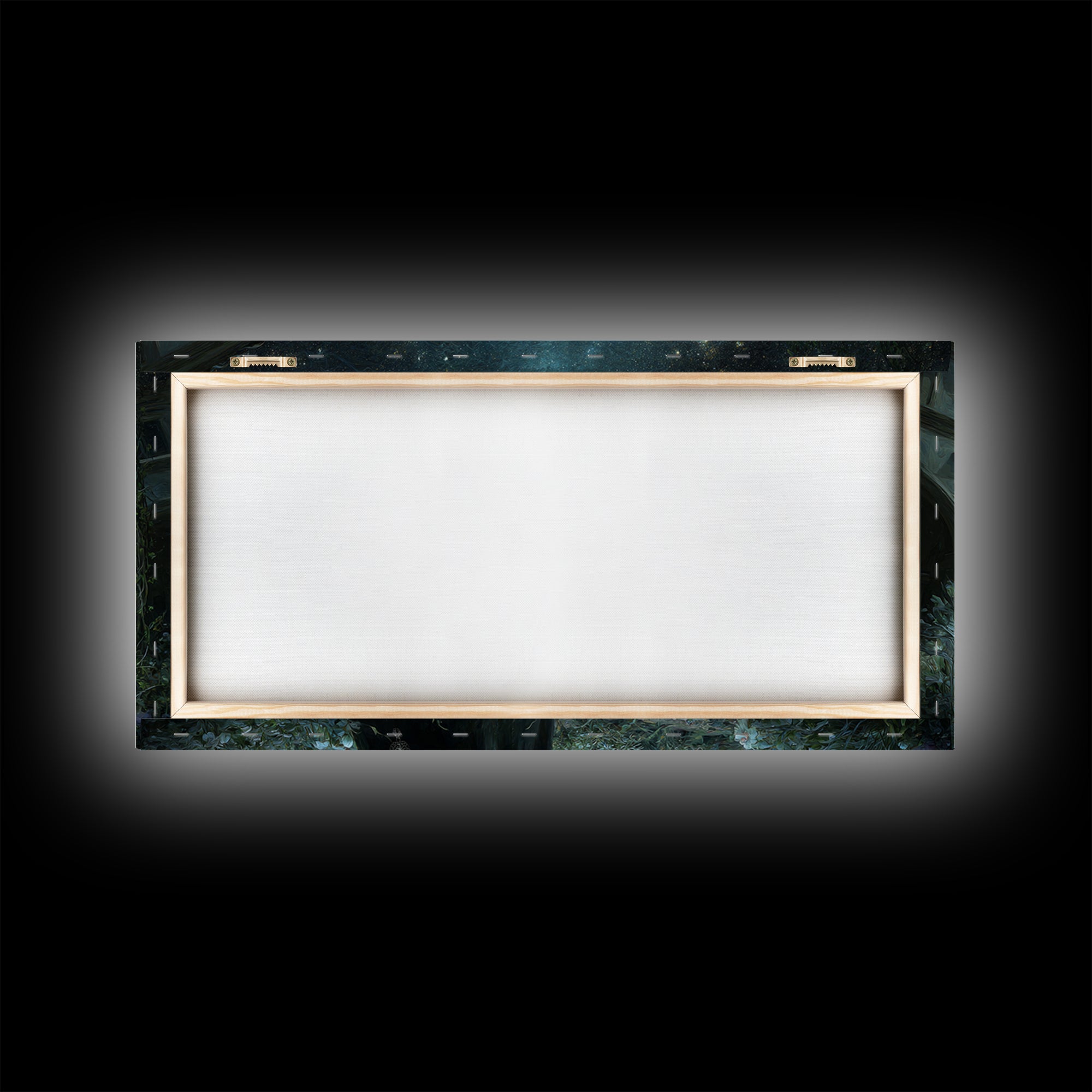 The Nun Of The Endless Constellation, Wide Panoramic Art, Dark Halloween Decor, Canvas Print, Halloween Wall Decor, Gothic Home Decor
