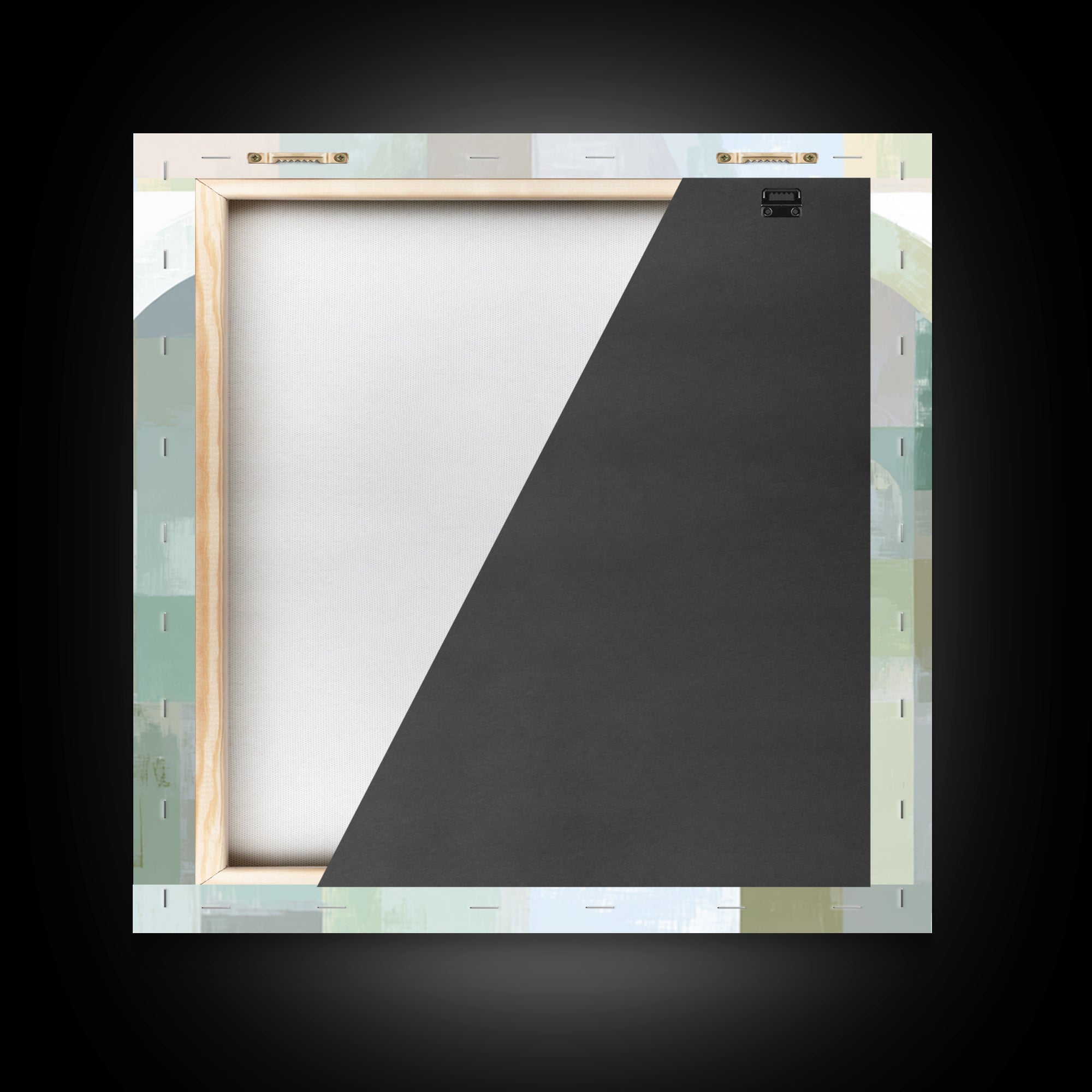 Light Scandinavian Abstract Arches Canvas Print, Dental Office Art, Dental Art, Office Decor, Fine Art, Calm, Dental Gift, DOA-1x1-17