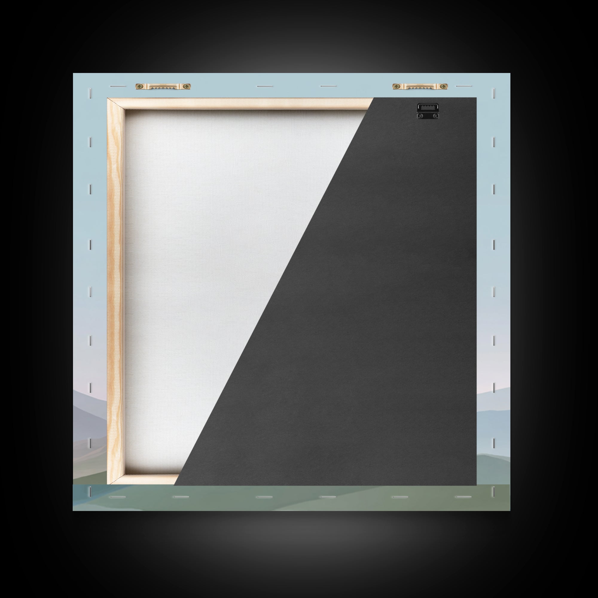 Soft Gradient Sunrise Canvas Print, Dental Office Art, Digital Print, Office Decor, Fine Art, Calm, Medical Office Decor, DOA-1x1-20