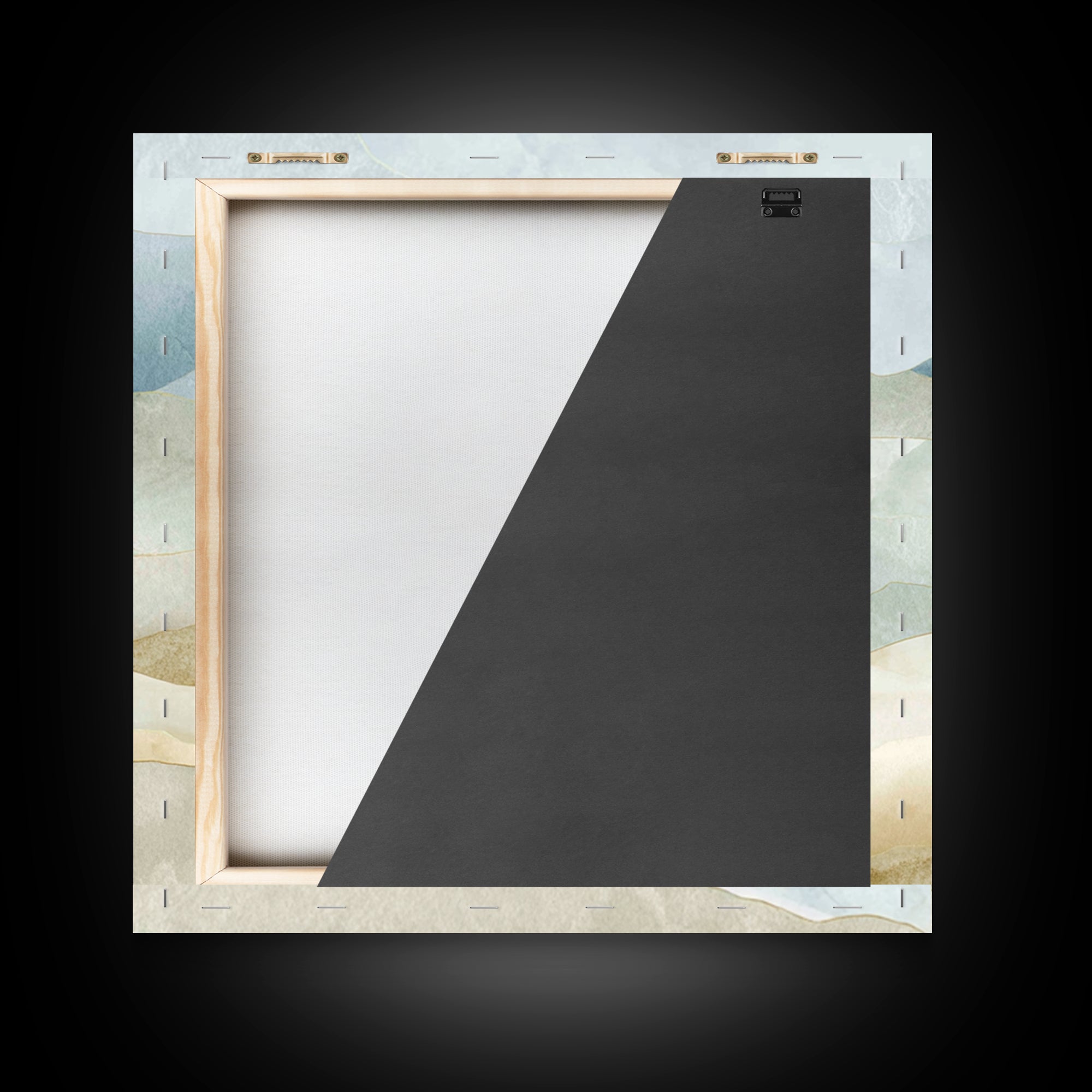 Clean Marble Texture Framed Canvas Print, Dental Office Art, Dentistry Art, Office Decor, Watercolor Art, Calm, Fine Art Print, DOA-1x1-24