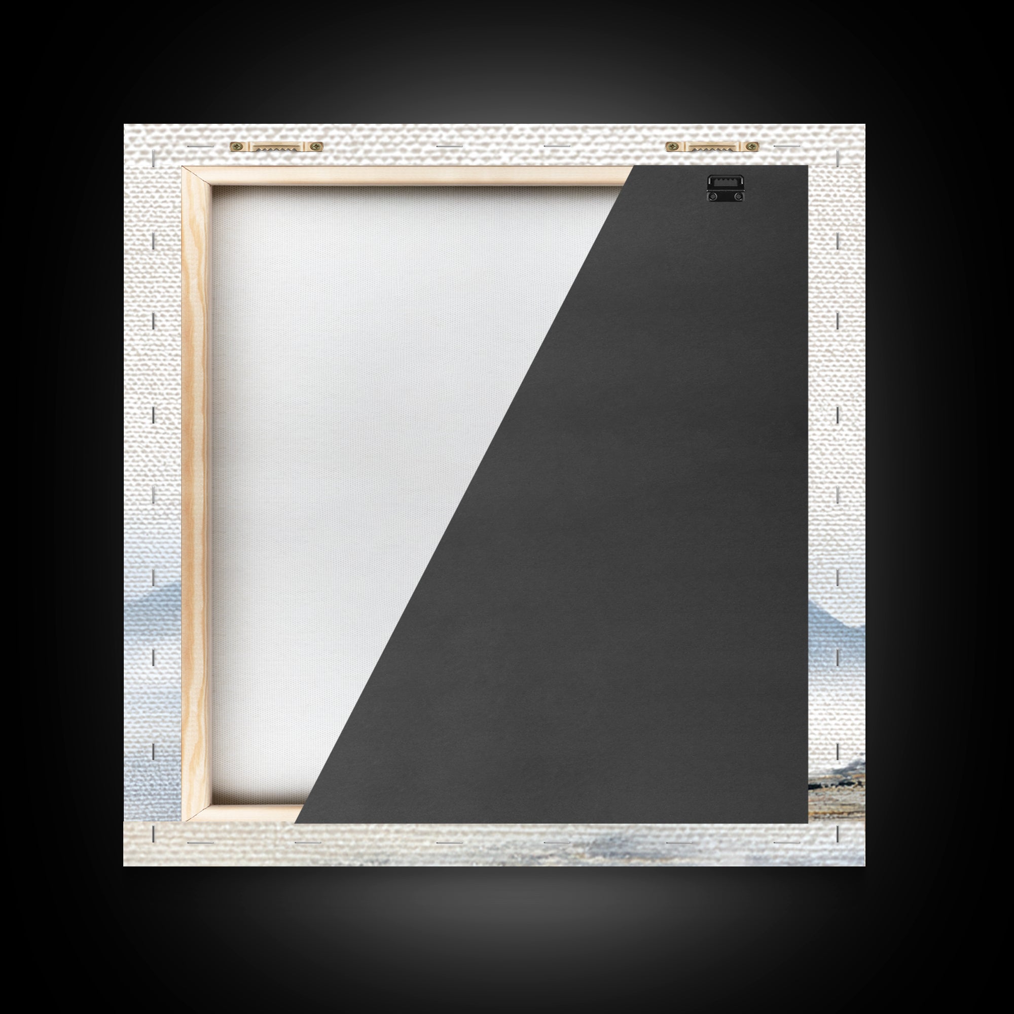 Gentle Mountain Landscape Framed Canvas Print, Dental Office Art, Unique Wall Art, Office Decor, Calm, Dental Assistant, DOA-1x1-28