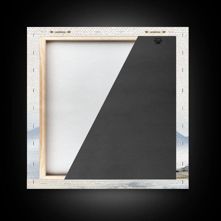 Gentle Mountain Landscape Framed Canvas Print, Dental Office Art, Unique Wall Art, Office Decor, Calm, Dental Assistant, DOA-1x1-28