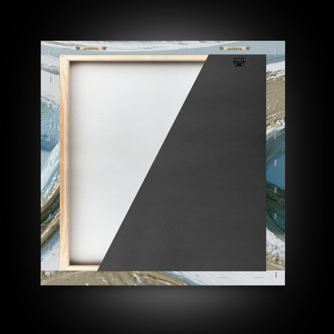 Minimal Smile Curve Abstract Framed Canvas Print, Dental Office Art, Tooth Art, Office Decor, Abstract Art, Calm, Modern Decor, DOA-1x1-29