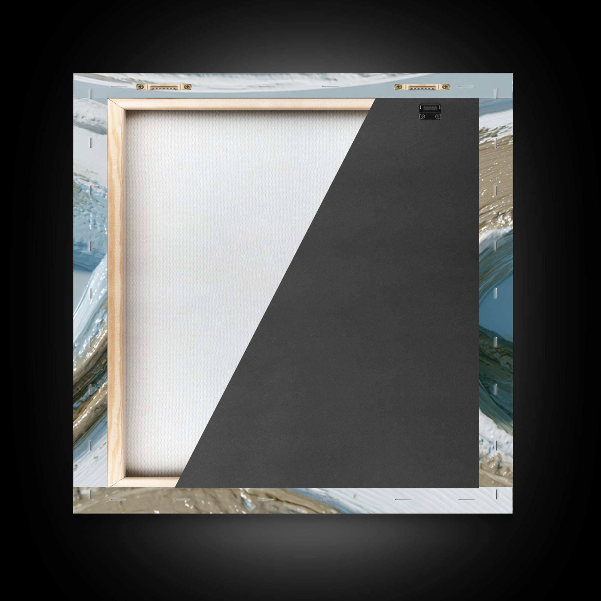 Minimal Smile Curve Abstract Framed Canvas Print, Dental Office Art, Tooth Art, Office Decor, Abstract Art, Calm, Modern Decor, DOA-1x1-29