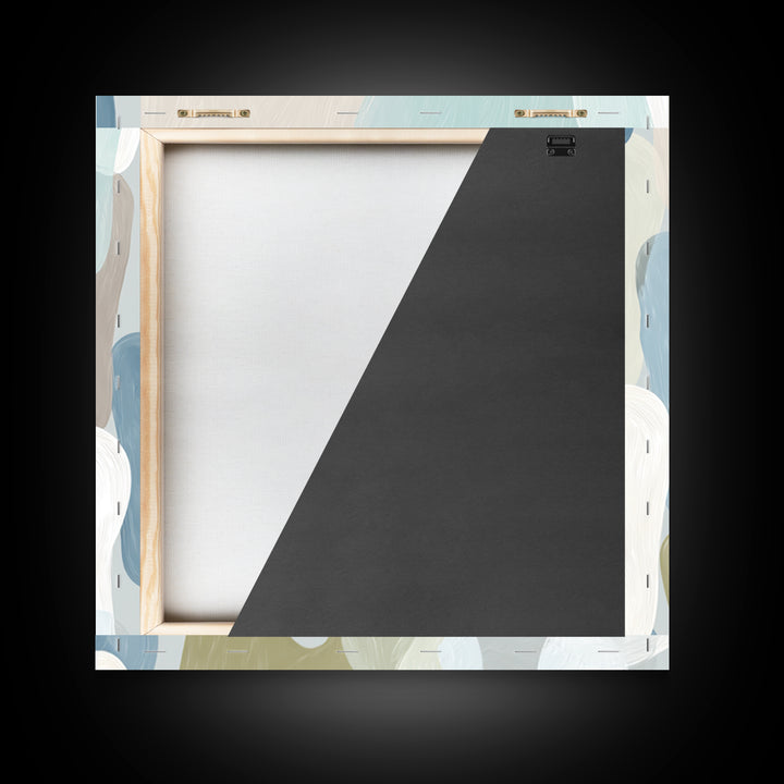 Playful Tooth Shaped Character Canvas Print, Dental Office Art, Medical Office Decor, Office Decor, Abstract Art, Calm, DOA-1x1-30