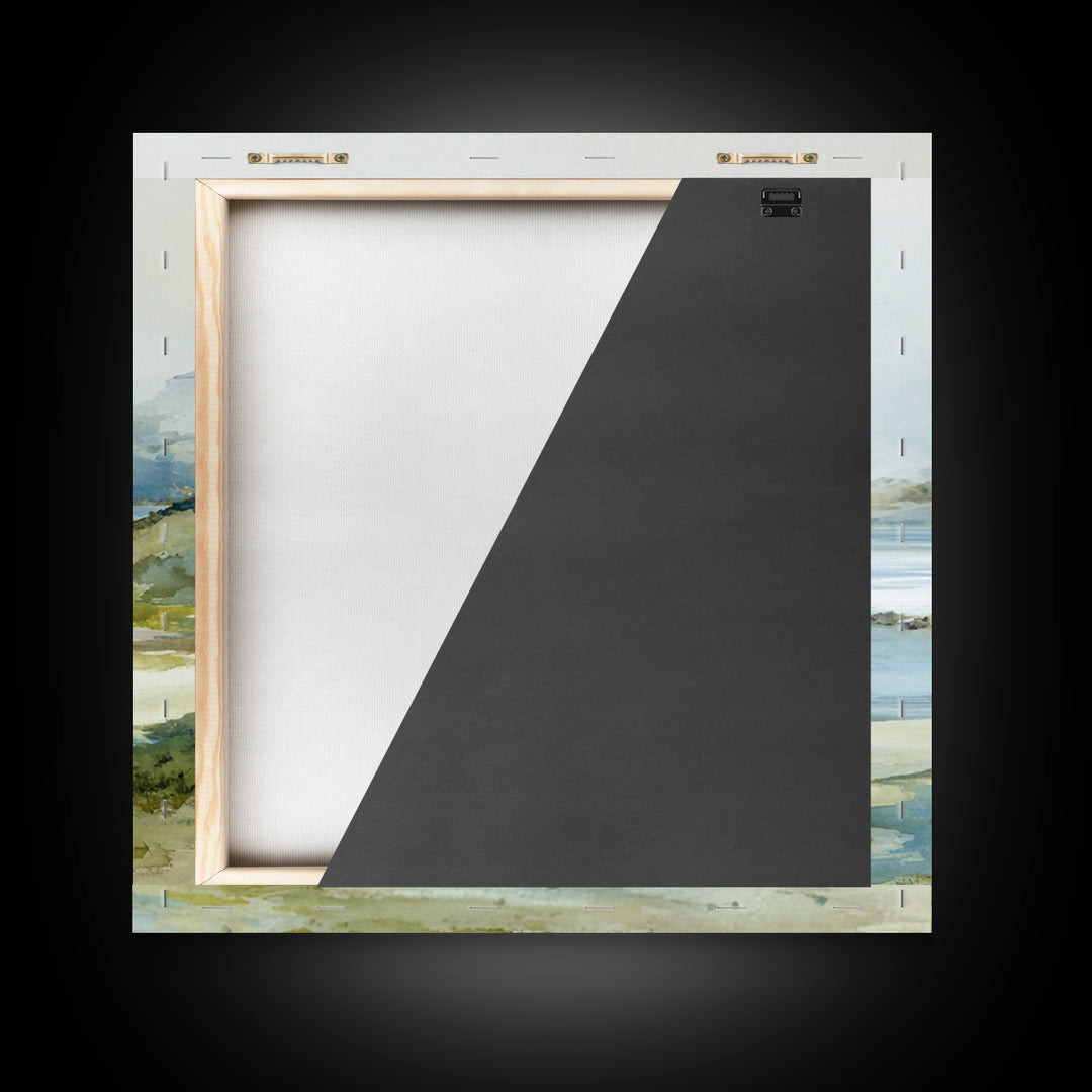 Quiet Coastal Dunes Framed Canvas Print, Dental Office Art, Dental Hygiene, Office Decor, Fine Art, Calm, Medical Office Art, DOA-1x1-46