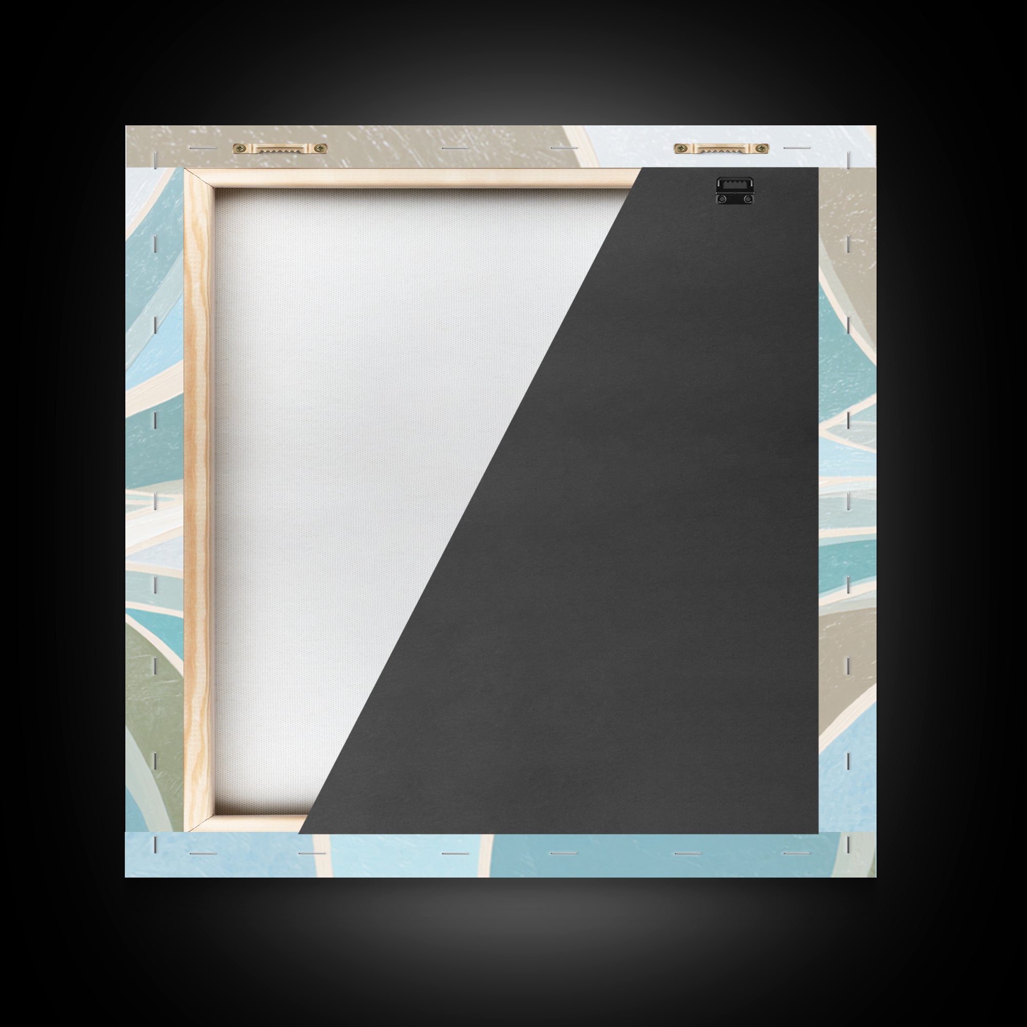 Minimal Smile Curve Abstract Canvas Print, Dental Office Art, Medical Art, Office Decor, Abstract Art, Calm, Medical Office Art, DOA-1x1-5