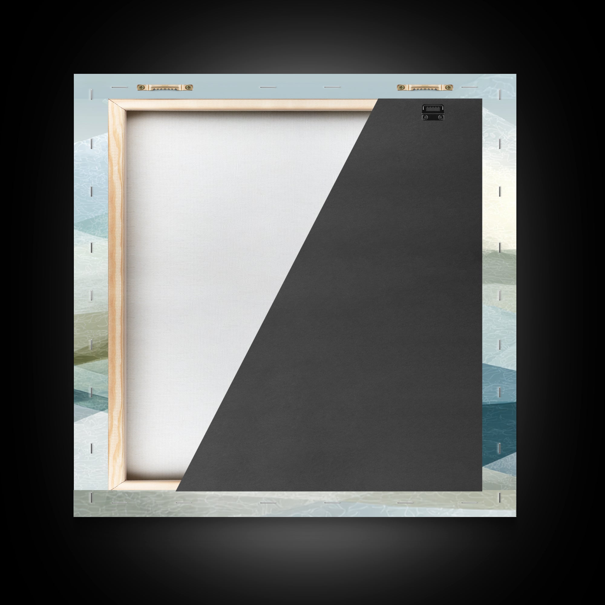 Clean Geometric Art Framed Canvas Print, Dental Office Art, Minimalist Wall Art, Office Decor, Abstract Art, Calm, Dental Decor, DOA-1x1-56