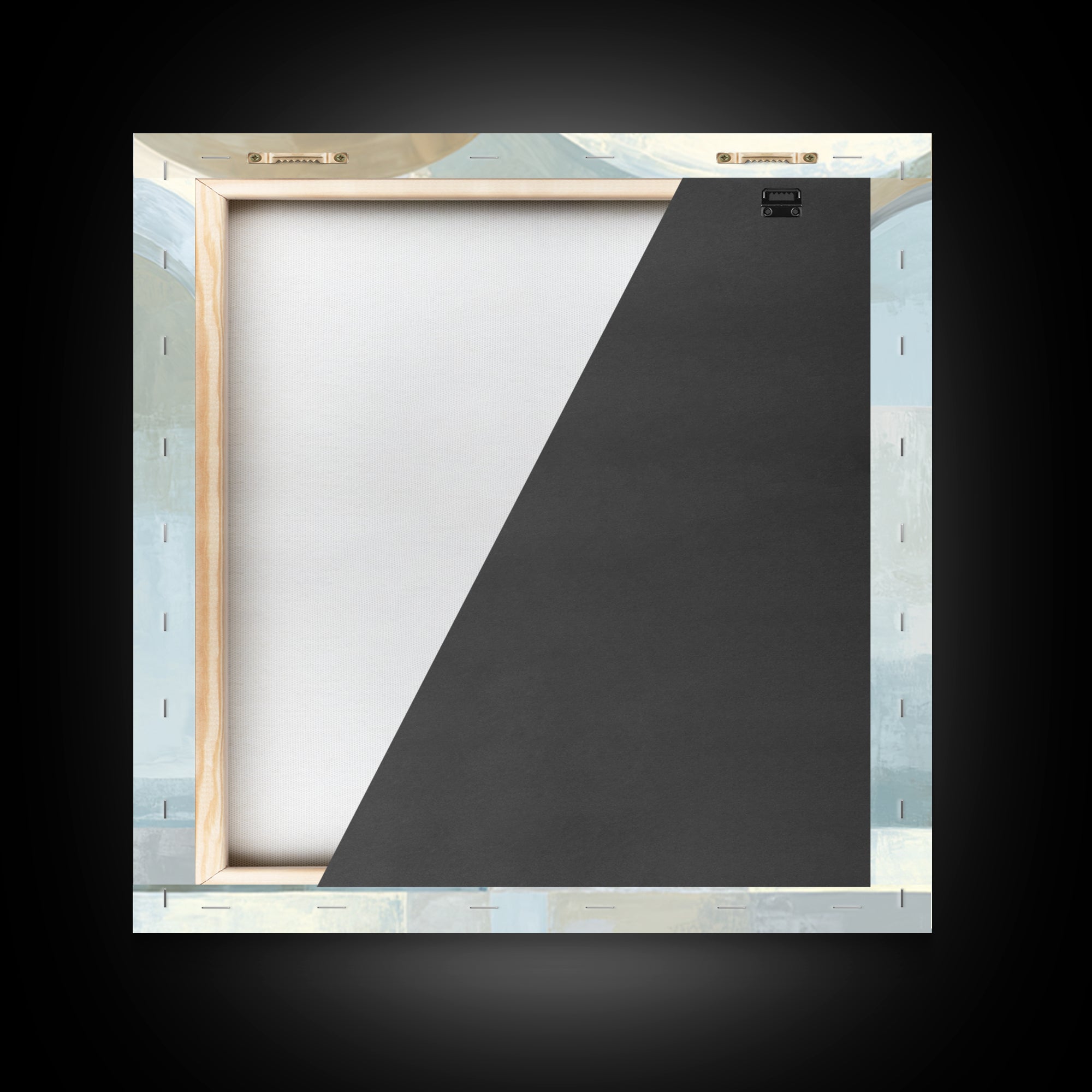 Light Scandinavian Abstract Arches Framed Canvas Print, Dental Office Art, Dental Assistant, Office Decor, Fine Art, Calm, DOA-1x1-65
