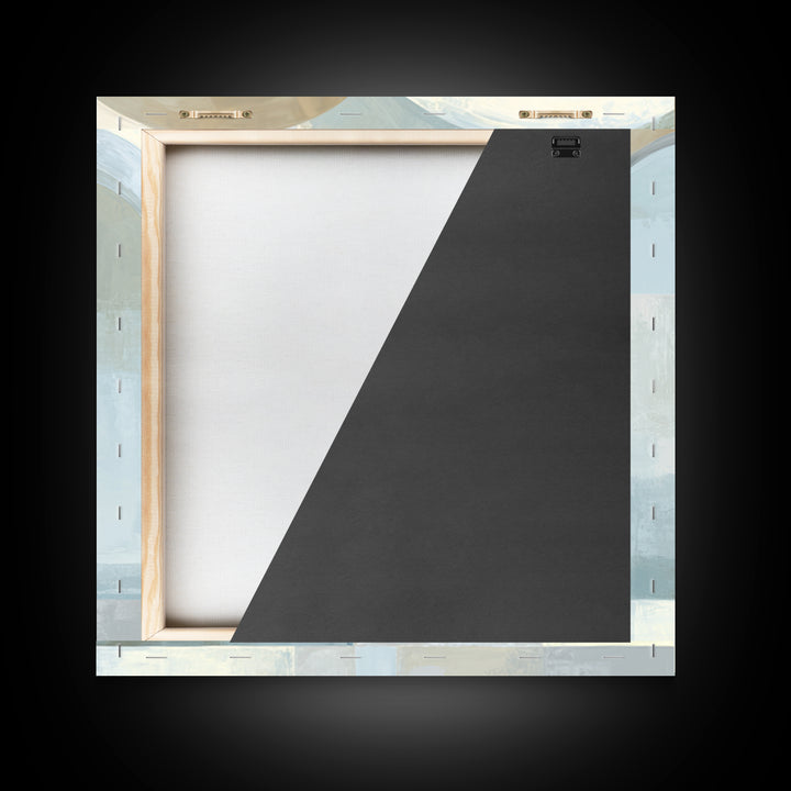 Light Scandinavian Abstract Arches Framed Canvas Print, Dental Office Art, Dental Assistant, Office Decor, Fine Art, Calm, DOA-1x1-65