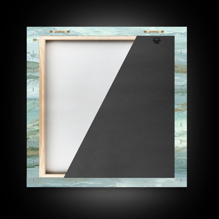 Clean Marble Texture Framed Canvas Print, Dental Office Art, Dentistry Art, Office Decor, Abstract Art, Calm, Fine Art Print, DOA-1x1-72