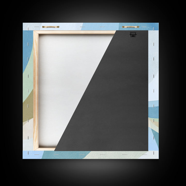 Minimal Smile Curve Abstract Canvas Print, Dental Office Art, Office Decor, Fine Art, Calm, Art Print, Room Decor, DOA-1x1-77