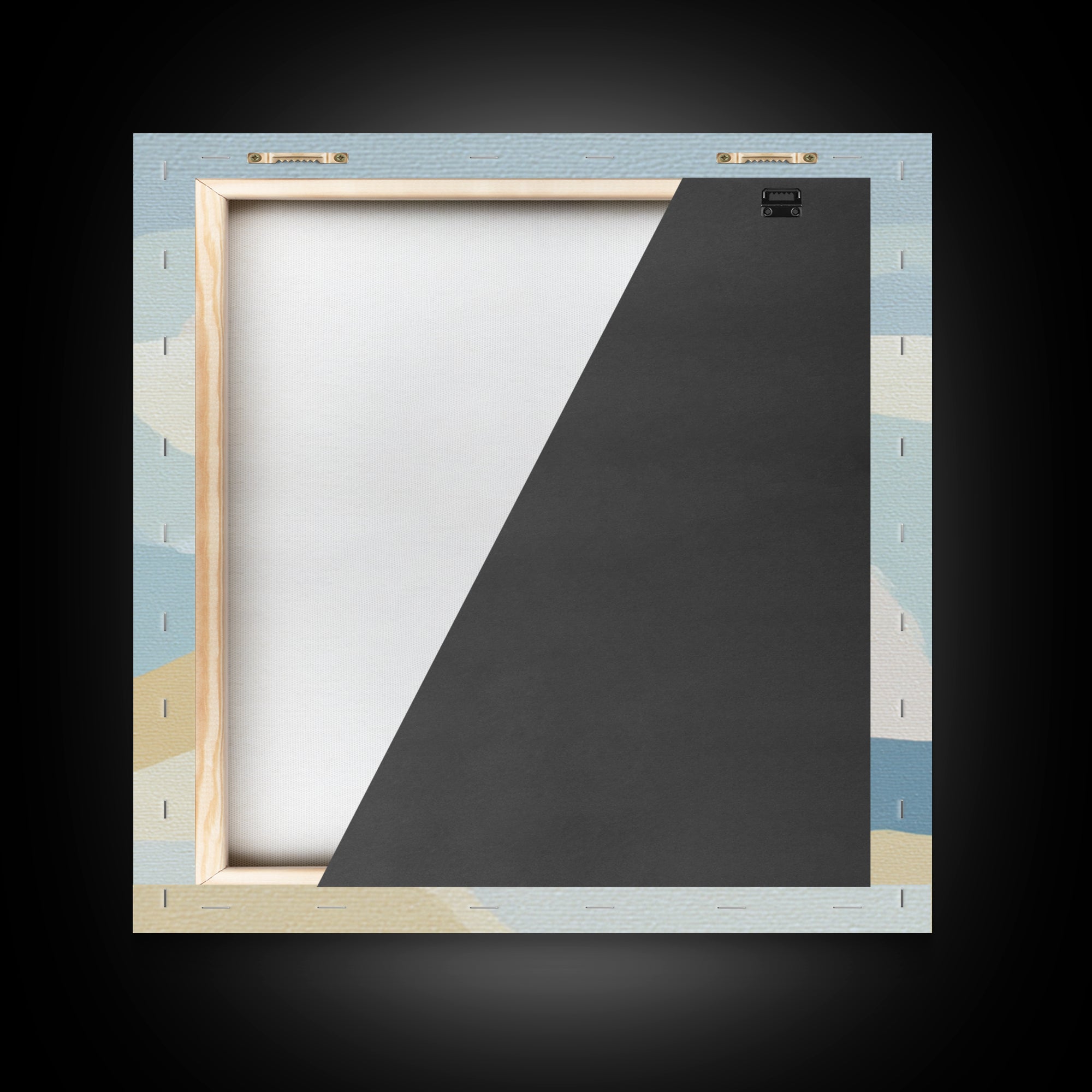 Playful Tooth Shaped Character Framed Canvas Print, Dental Office Art, Dentistry Art, Office Decor, Abstract Art, Calm, DOA-1x1-78