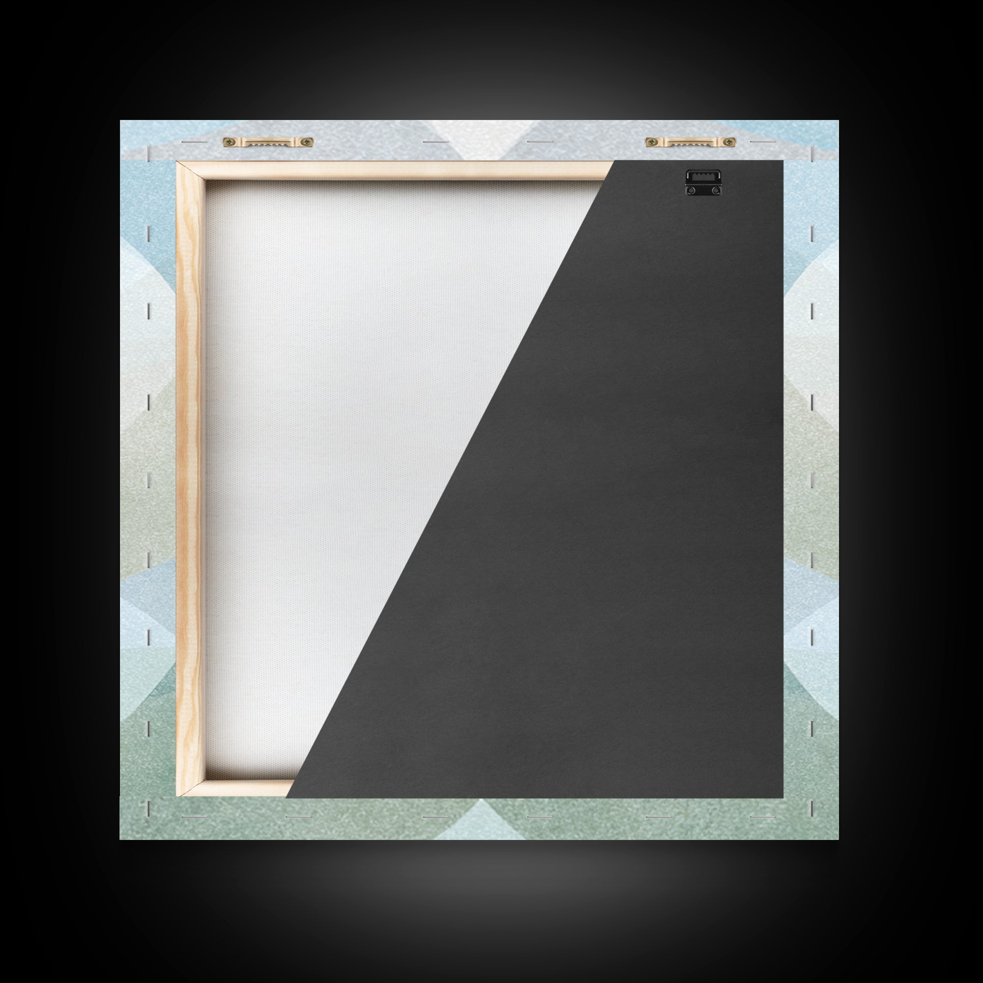 Clean Geometric Art Framed Canvas Print, Dental Office Art, Minimalist Wall Art, Office Decor, Fine Art, Calm, Dental Decor, DOA-1x1-8
