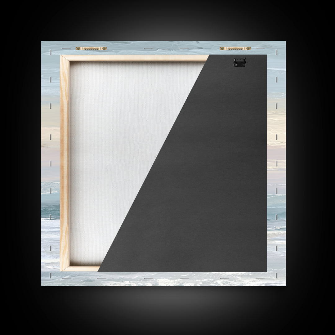 Soft Gradient Sunrise Canvas Print, Dental Office Art, Office Decor, Fine Art, Calm, Art Print, Room Decor, Textured Painting, DOA-1x1-92