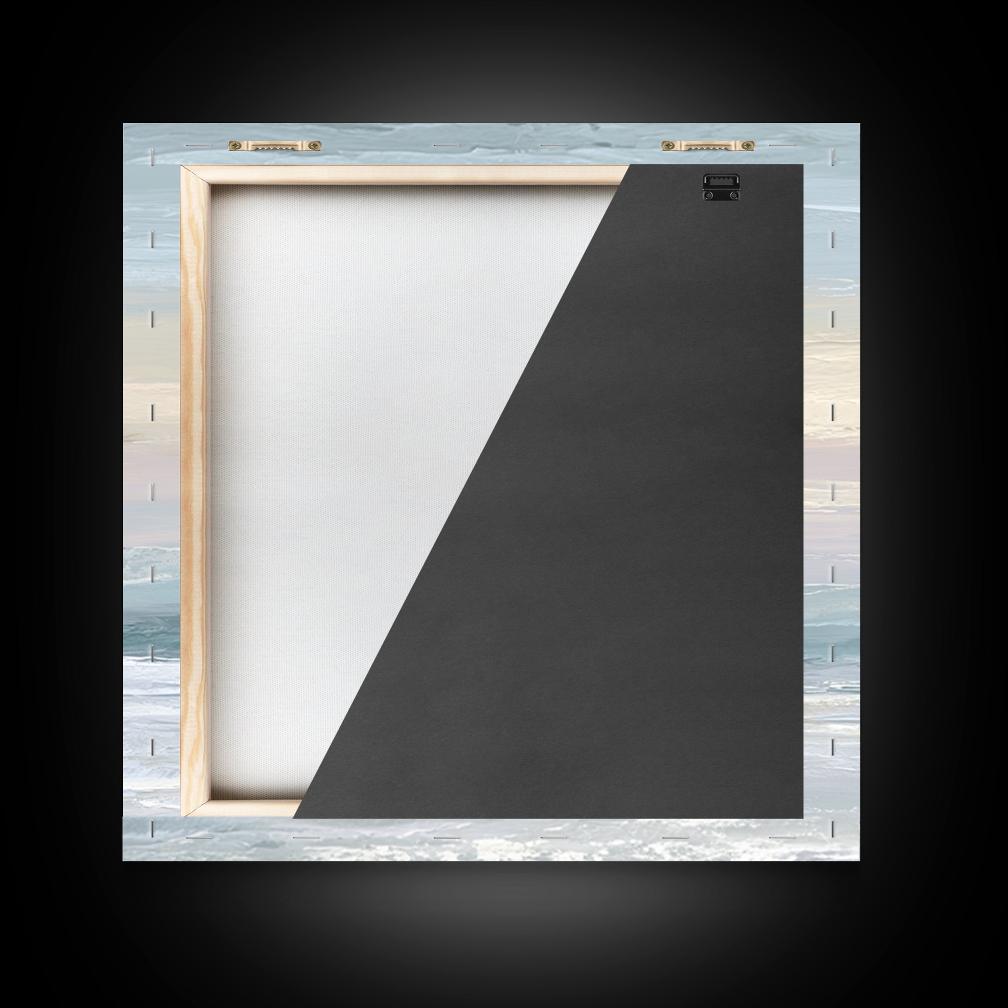 Soft Gradient Sunrise Canvas Print, Dental Office Art, Office Decor, Fine Art, Calm, Art Print, Room Decor, Textured Painting, DOA-1x1-92