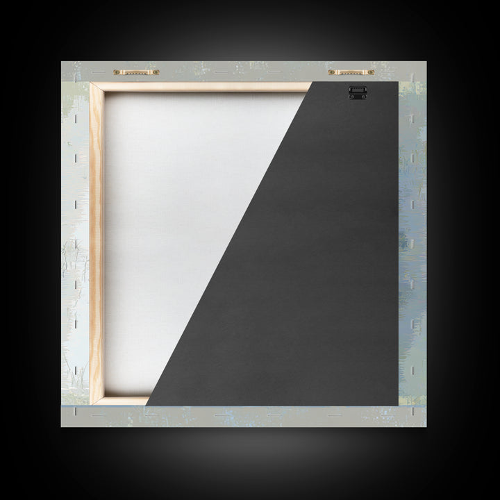 Blue Heron by Calm Marsh Water Canvas Print, Dental Office Art, Office Decor, Fine Art, Calm, Art Print, Room Decor, DOA-1x1-95