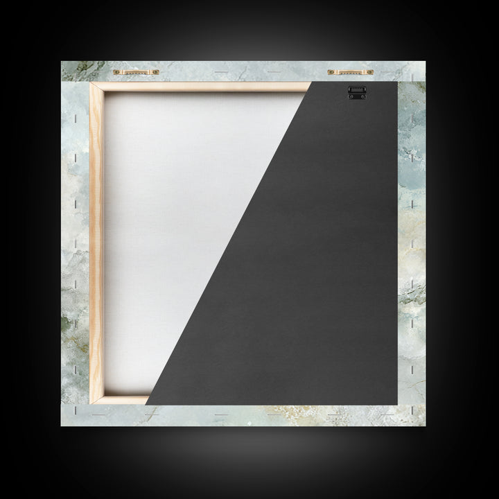 Clean Marble Texture Framed Canvas Print, Dental Office Art, Wall Art, Office Decor, Fine Art, Calm, Dental Office Decor, DOA-1x1-96