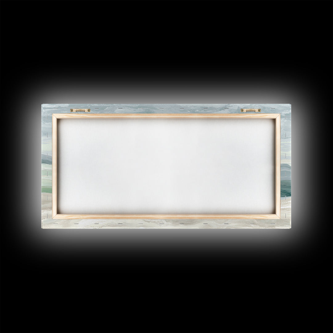 Clean Marble Texture Framed Canvas Print, Dental Office Art, Modern Decor, Office Decor, Fine Art, Calm, Poster, DOA-2x1-20